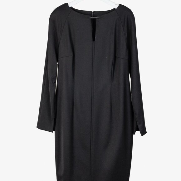 Annette Gortz Calla Black Long Sleeve Shift Dress - Picture 2 of 11